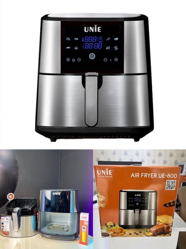 سرخ کن بدون روغن یونی مدل UE-800 ظرفیت 8 لیتری